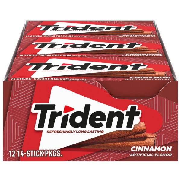 Trident Gum Cinnamon Flavor 14 Pieces